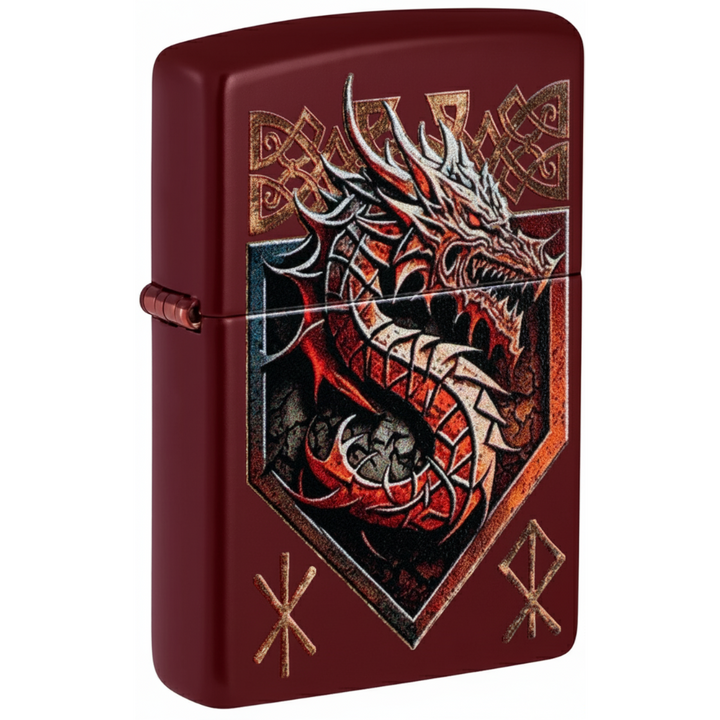 Zippo Dragon Shield Design Lighter