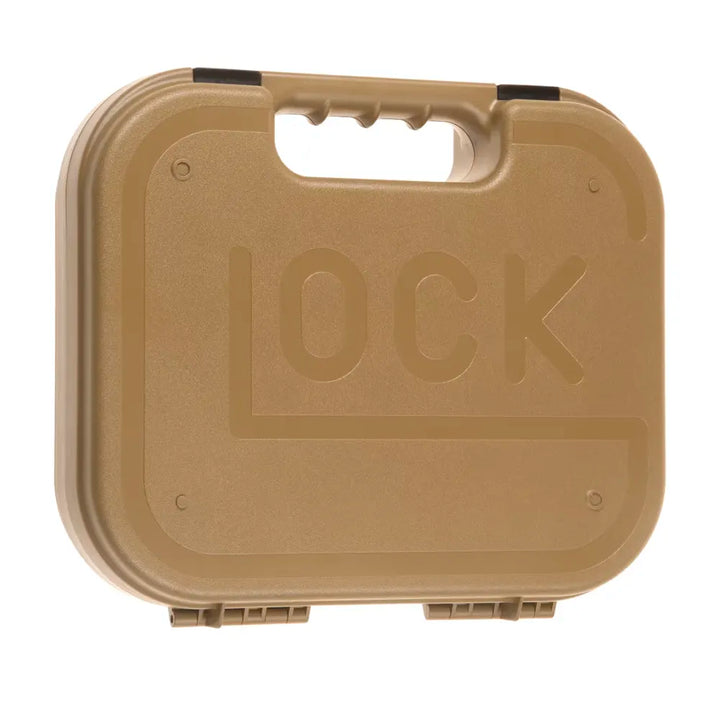 Glock pisztolytok – kemény műanyag és hab – barna