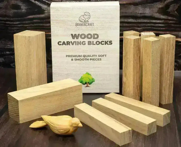 10stk Emne- Treklosser til Treskjæring Akasie - Game-On.no