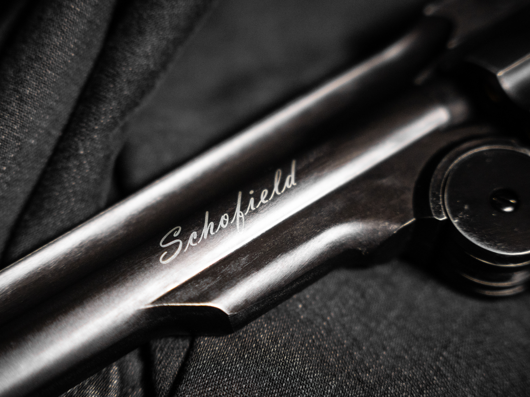 Schofield No.3 revolver - 4,5 mm-es pellet - öregedő fekete