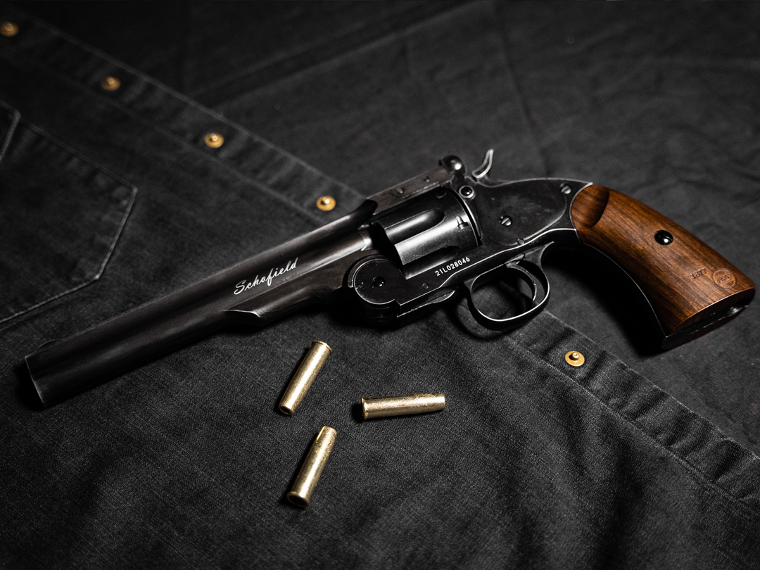 Schofield No.3 revolver - 4,5 mm-es pellet - öregedő fekete