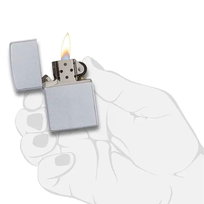 Zippo öngyújtó - klasszikus szatén króm