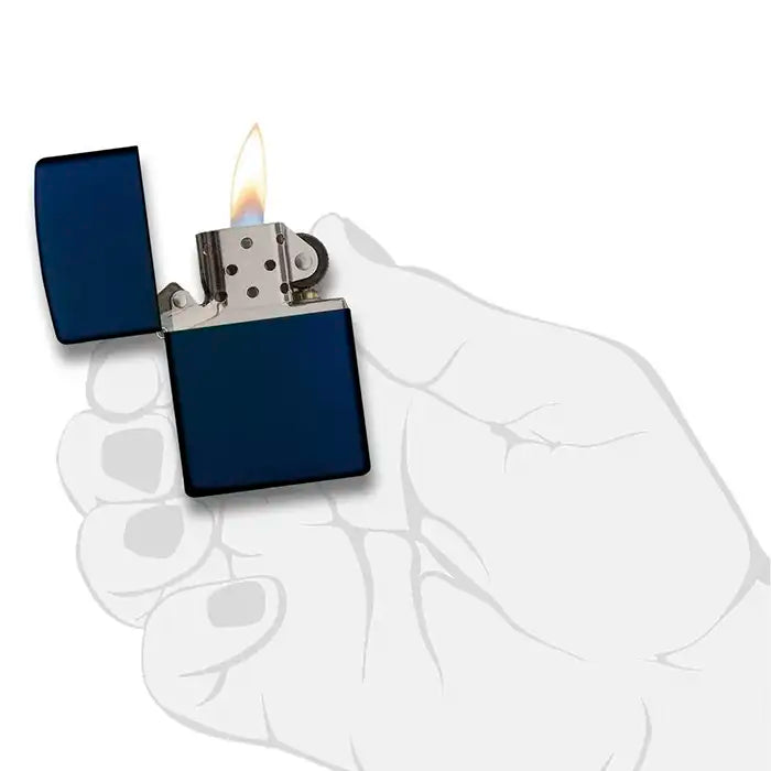 Zippo – sötétkék (tengerkék matt)