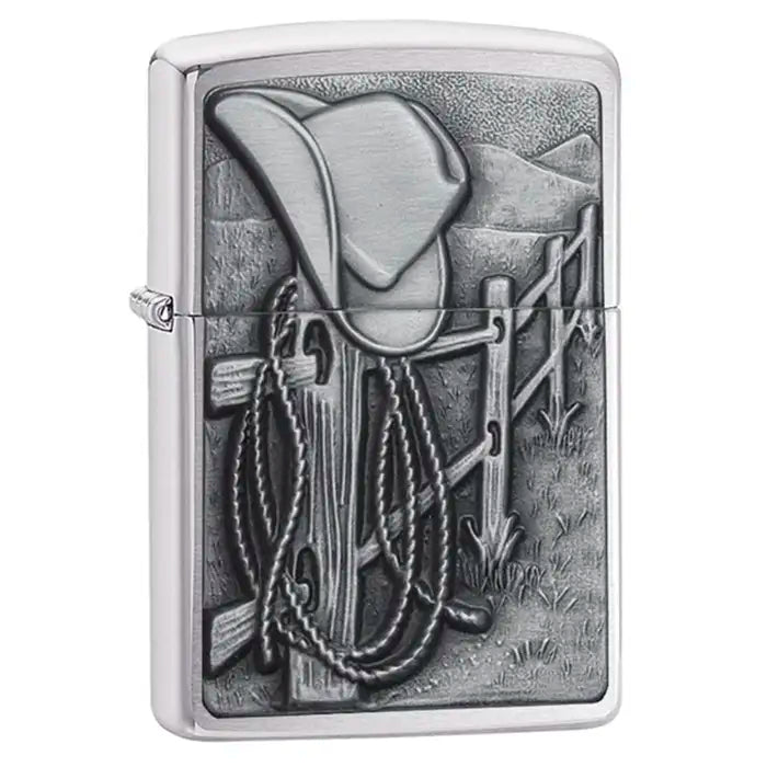 Zippo öngyújtó - Cowboy 3D motívum