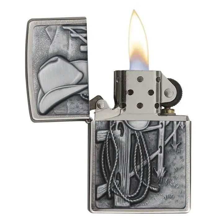 Zippo öngyújtó - Cowboy 3D motívum
