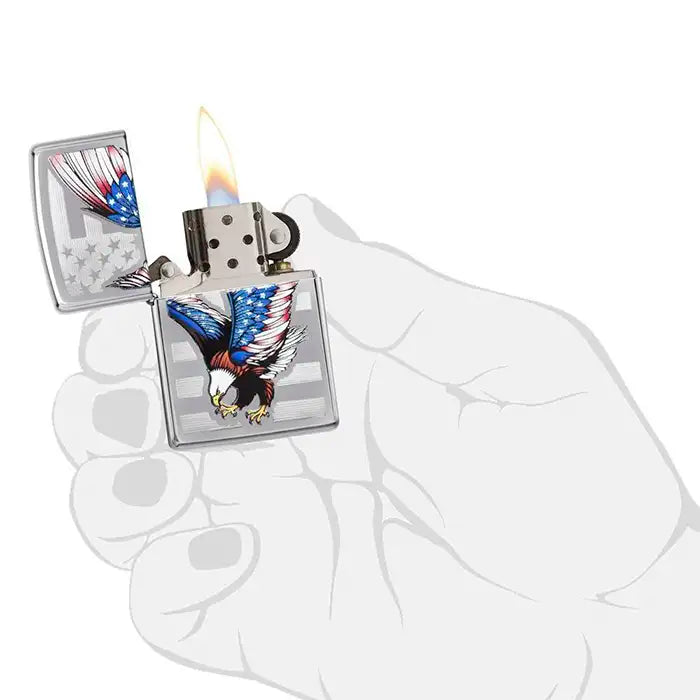 Zippo öngyújtó - Eagle USA Flag