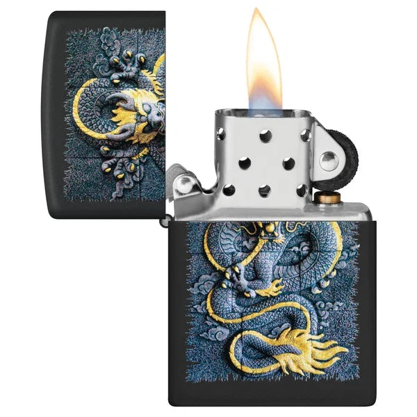 Zippo Stone Dragon Design Lighter