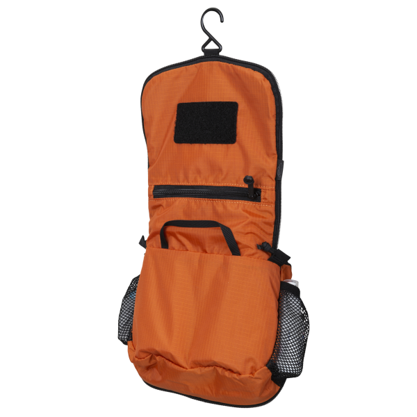 Travel Toiletry Bag - Orange / Black A