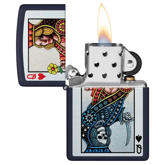 Zippo öngyújtó – a szívek királynője design