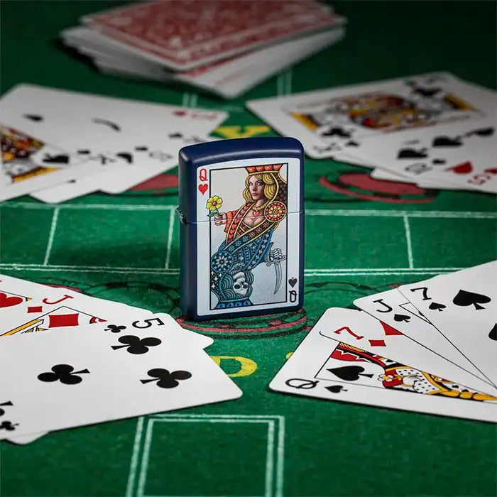 Zippo öngyújtó – a szívek királynője design