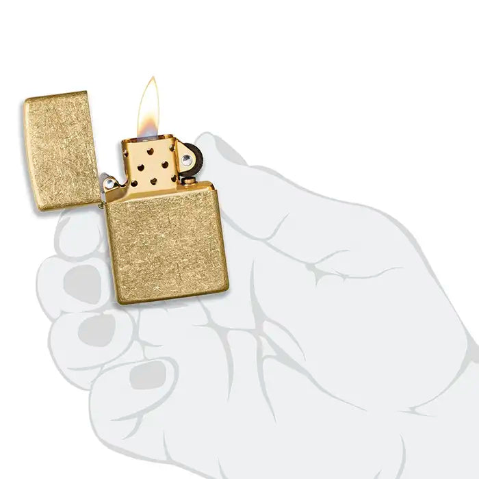 Zippo - Sárgaréz