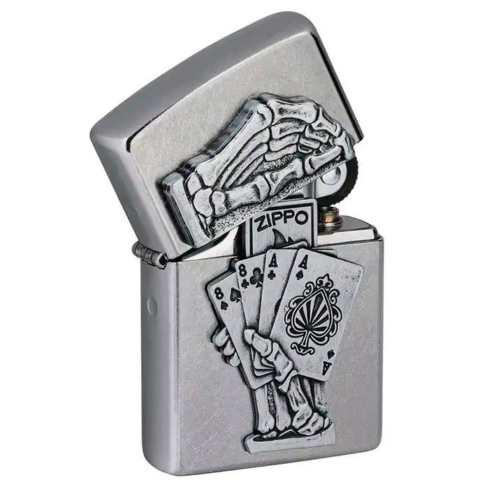 Zippo öngyújtó – 3D-s halott ember kézi design