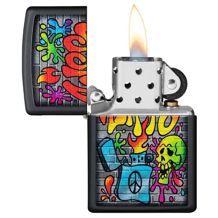 Zippo öngyújtó - Street Art Design