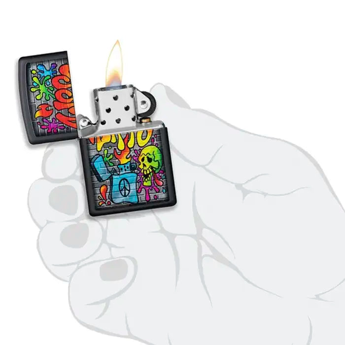 Zippo öngyújtó - Street Art Design