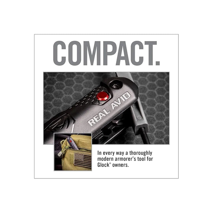 Real Avid - 4-i-1 Verktøysett til Glock Pistoler