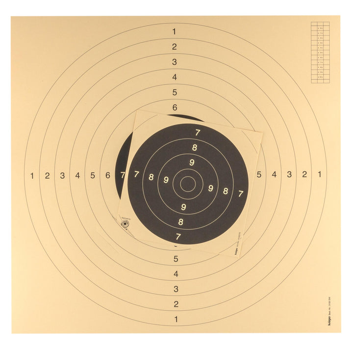 FFT és ISSF jóváhagyott pisztolyhullámok - 55cm x 53cm - 100db