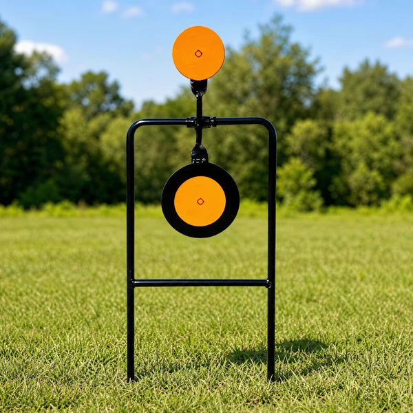 Erőteljes pislogás pörgő céllemezekkel - 45 ACP