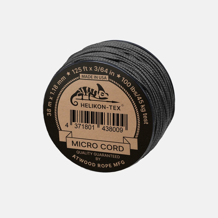 Helikon-Tex Micro Cord 38m i sort