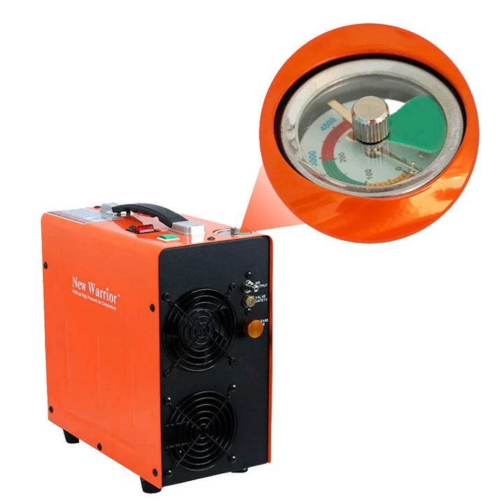 Új Warrior Mini1 12V/220V elektromos kompresszor PCP-hez