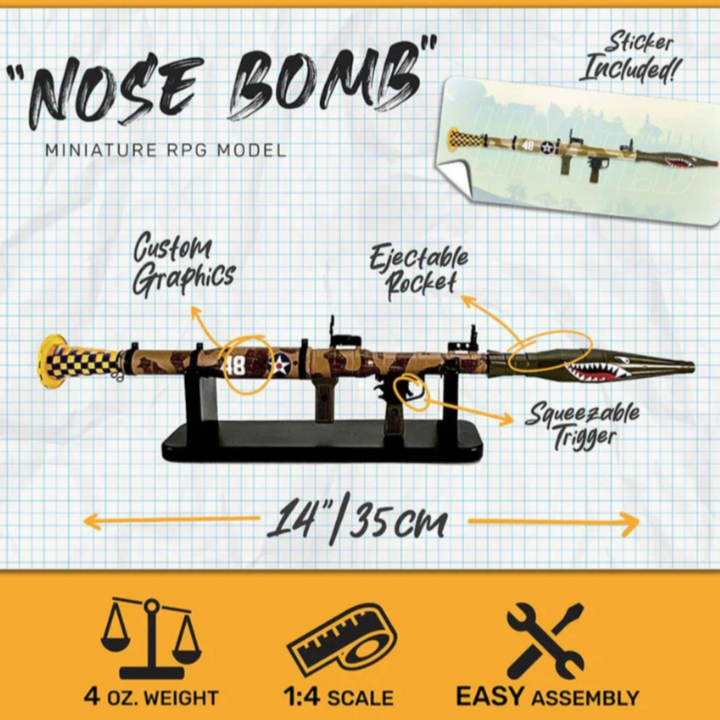 Mini "orrbomb" RPG Garnetcasts - Replica Model - Limited Edition