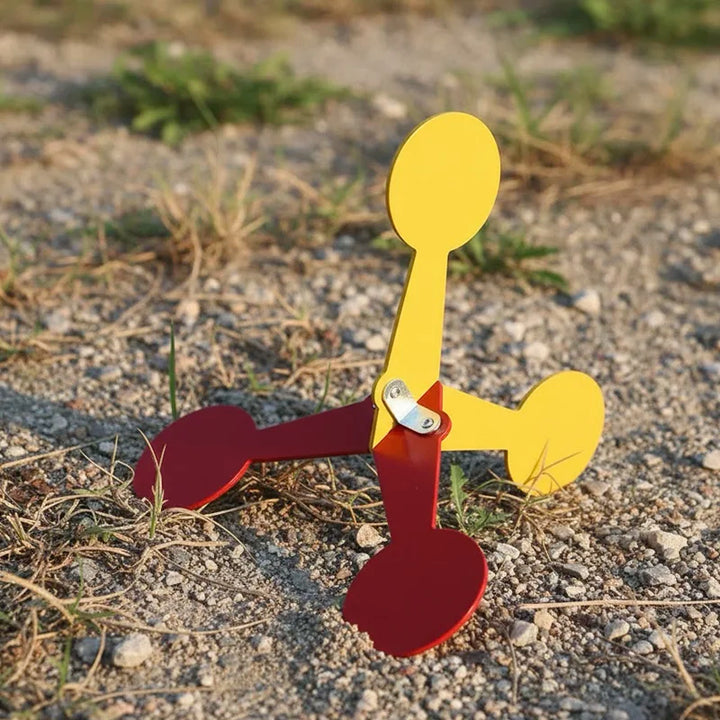 Acél gyalogos céltábla légpisztolyhoz/légpuskához