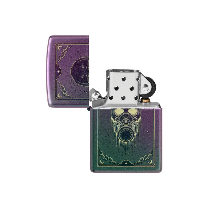 Zippo - Gassmaske Motiv - Iridescent Lighter