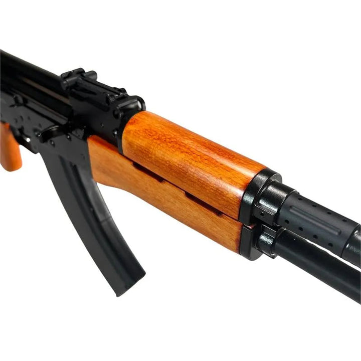 AKM/AK47 CO2 Drevet Luftgevær Full Metall og Tre - 4.5mm BB - Game-On.no