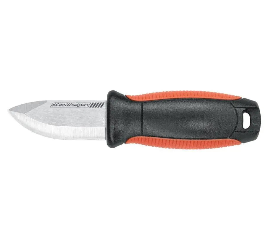 Alpina Sport - Little Ancho Kniv med Slire - Svart / Oransj - Game-On.no