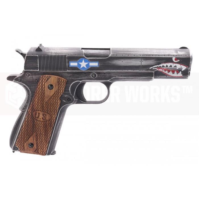 AW Custom - 1911 Squadron Softgun Pistol med Blowback - gameon.eu