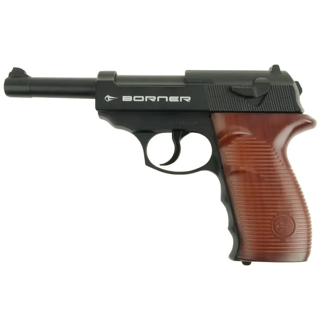 Borner - C41 CO2 Drevet Luftpistol - 4.5mm BB - Full Metall - Game-On.no