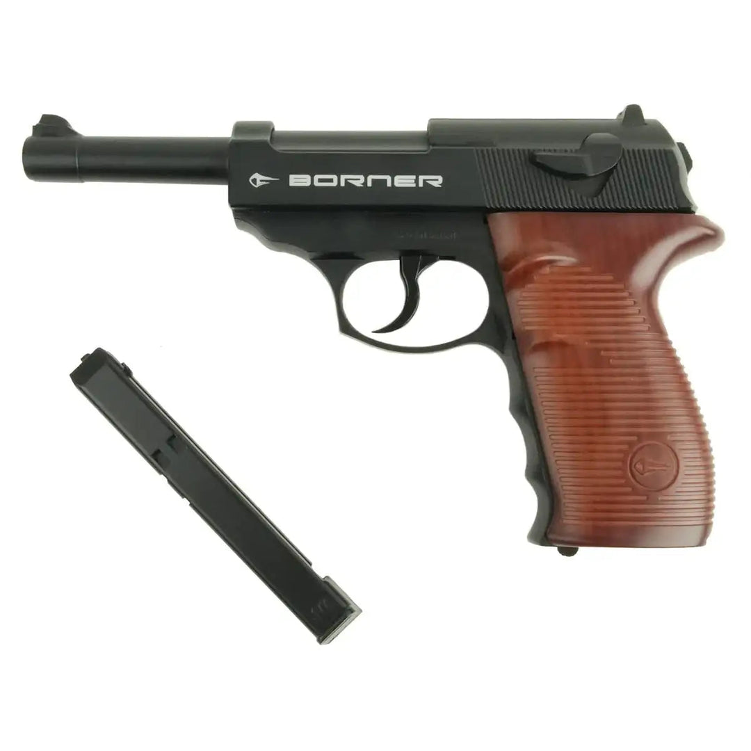 Borner - C41 CO2 Drevet Luftpistol - 4.5mm BB - Full Metall - Game-On.no
