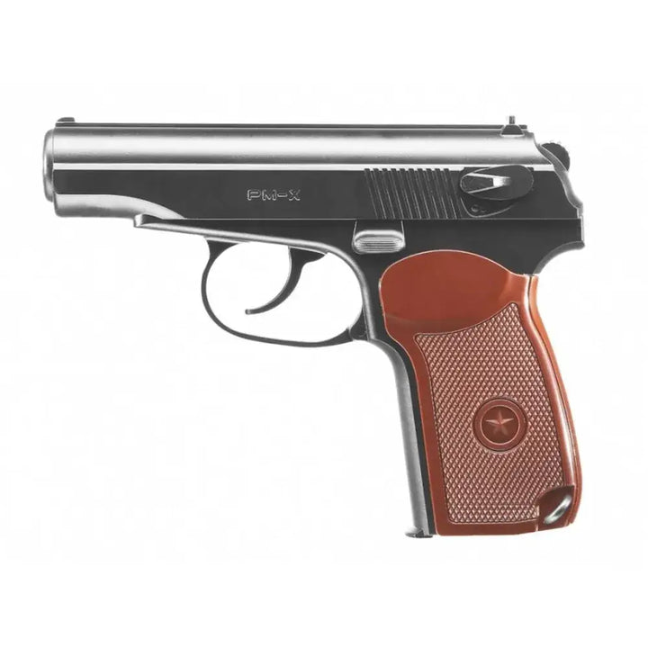 Borner - Makarov (PM-X) CO2 Drevet Luftpistol - 4.5mm BB - Game-On.no