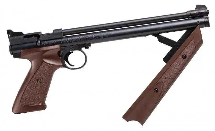 Crosman American Classic Pumpe 4.5mm Luftpistol - Brun - Game-On.no