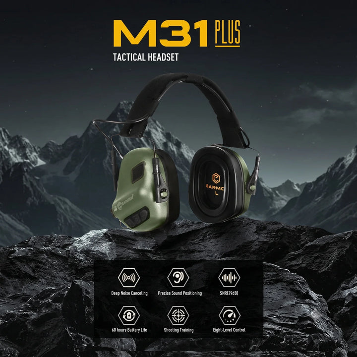 Earmor M31 Plus Aktív Hallásvédő
