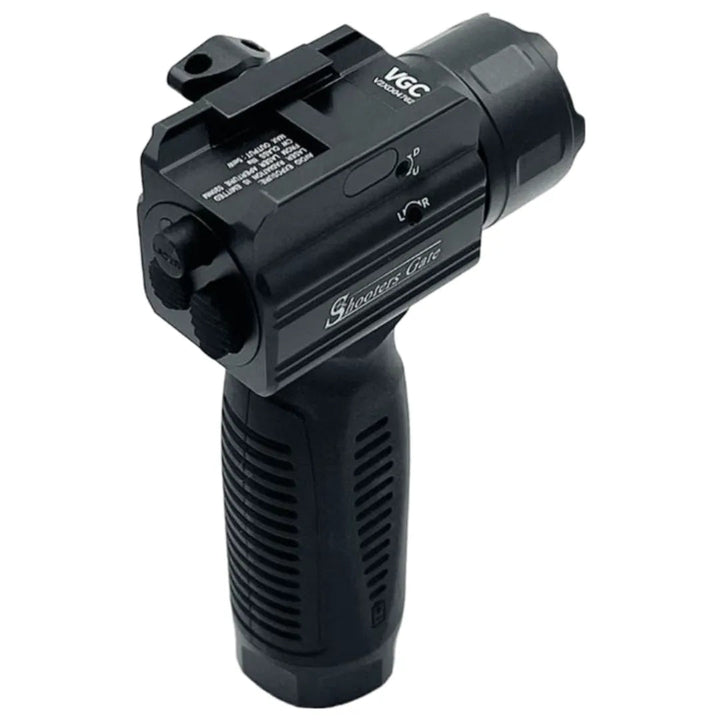 Frontgrep med Grønn Laser og Lykt (2000 Lumen) - 21mm Rail - Game-On.no
