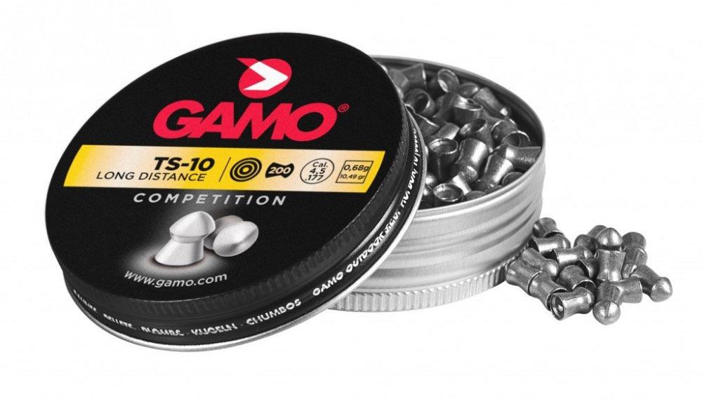 Gamo - TS-10 Long Distance 4.5mm Pellets til Luftvåpen - 200stk - gameon.eu