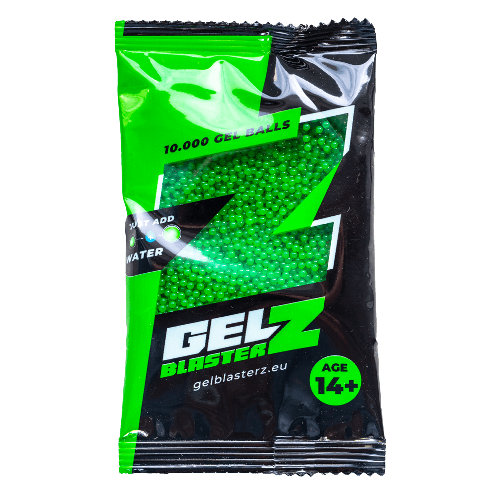 Gel Balls - Gel Blasterz - Zöld - 10 000 db