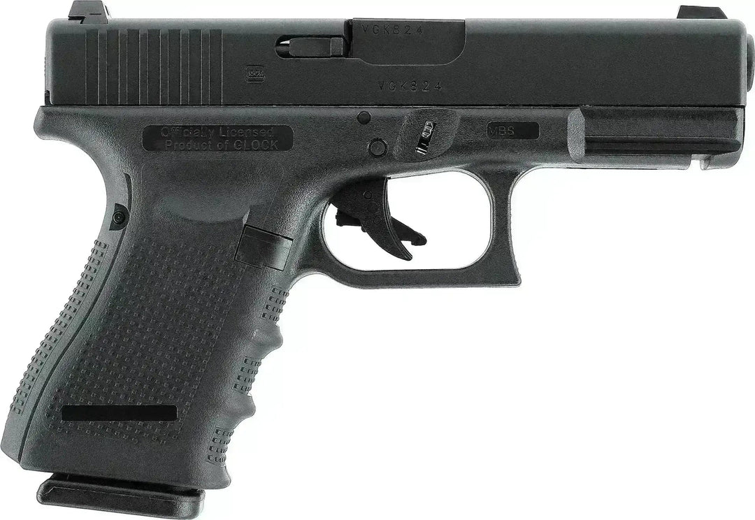 GLOCK 19 Gen4 Gass Softgun med Blowback - Pakkesett - Game-On.no