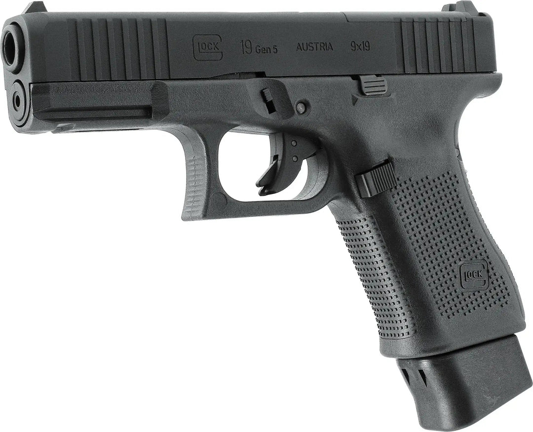 GLOCK 19 Gen5 MOS Softgunpistol med Blowback - Pakkesett - Game-On.no