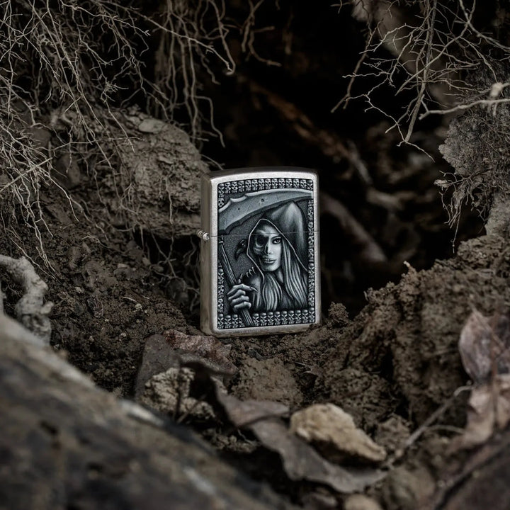 Grim Reaper Motiv - Lighter - Game-On.no
