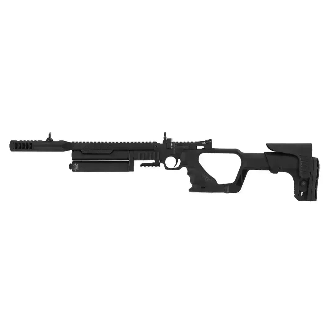 Hatsan Jet III - Svart PCP Luftpistol - 4.5mm Luftvåpen med Kolbe - Game-On.no
