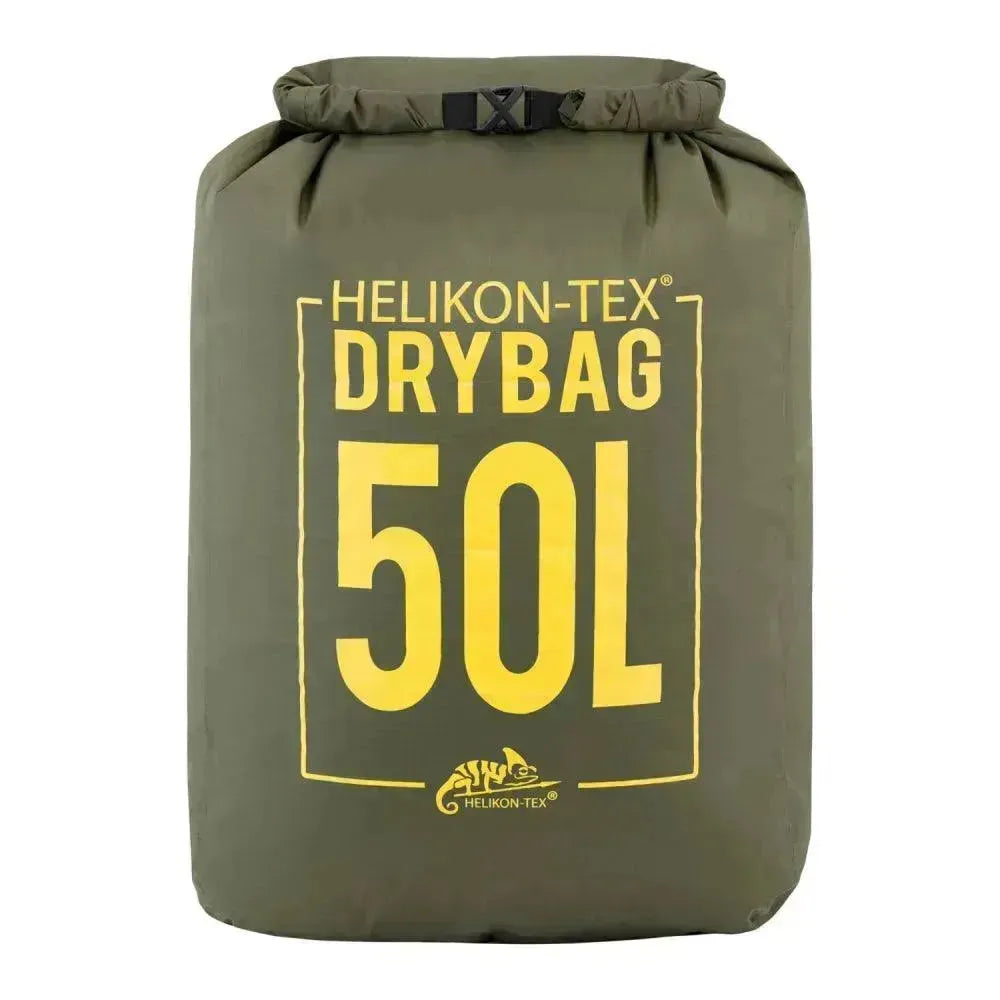 Helikon-Tex Arid Dry - Vanntett Pakkpose - 50L Pakksekk Oliven - Game-On.no