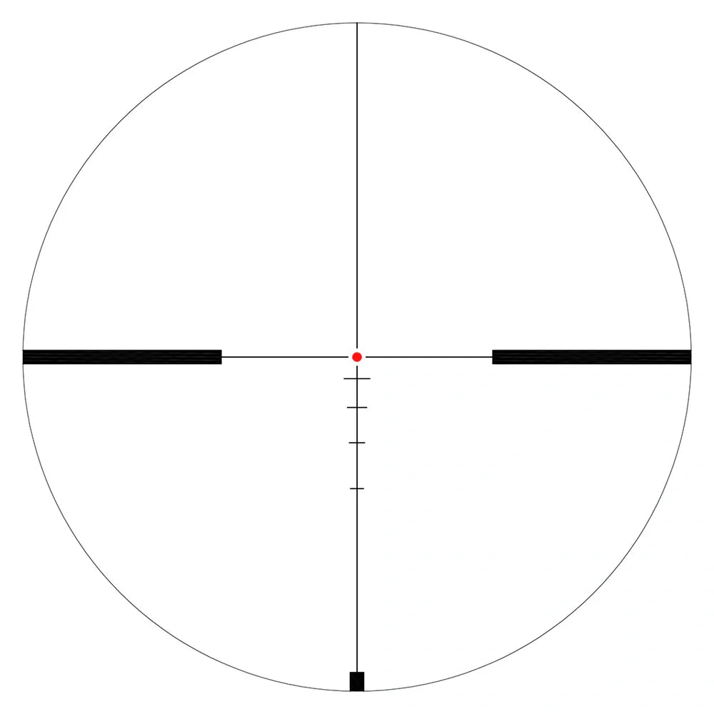 Keck Precision Kikkertsikte 1-10x24 FFPIR LPVO 30mm – FFP, Belyst retikkel, IPX7