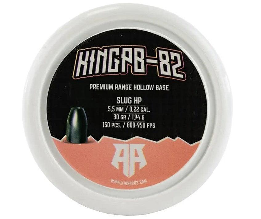 KingPB-82 HB Slugs til Luftvåpen 5.5mm(.217) - 30gr - 150stk - gameon.eu