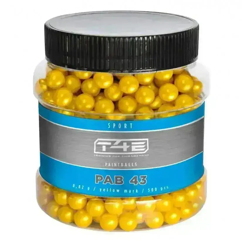 Malingskuler til T4E - 0.43CAL - 500stk - Gul - Game-On.no
