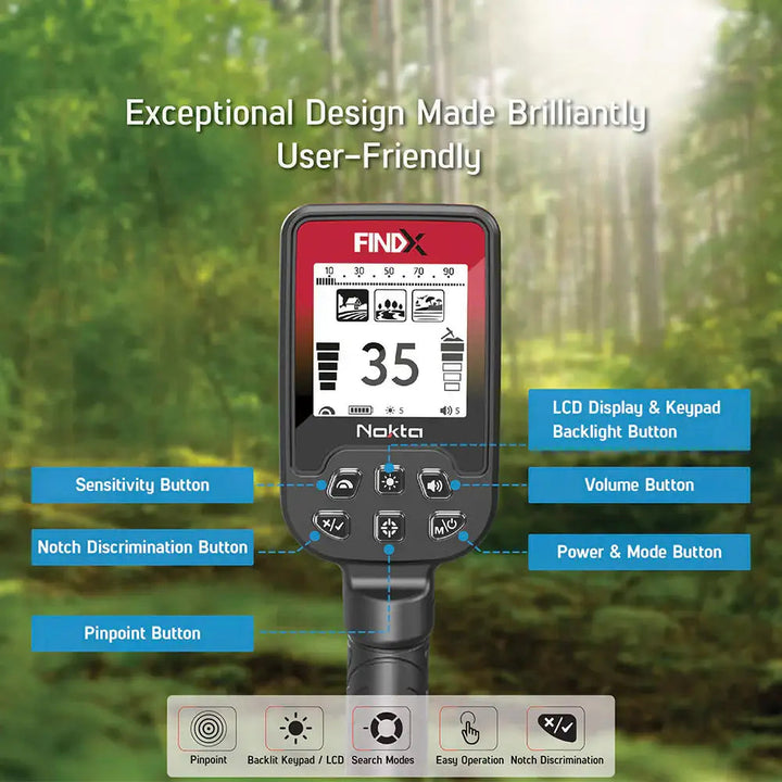 Nokta FindX metalldetektor - Game-On.no