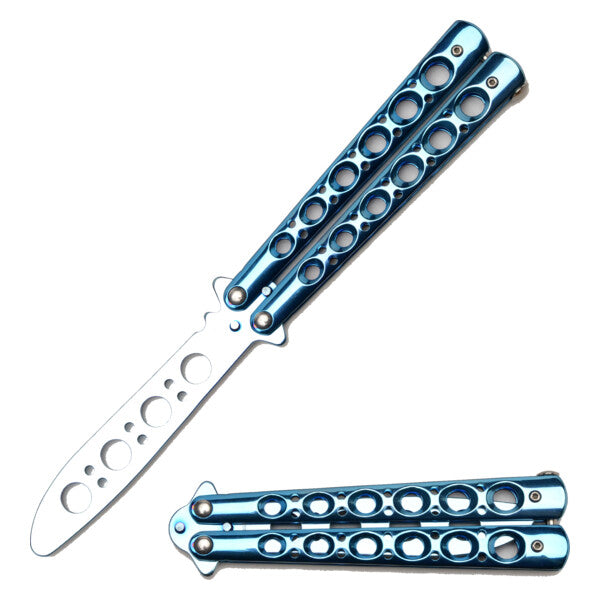 Snake Eye PK-1408 butterfly kniv treningskniv blå