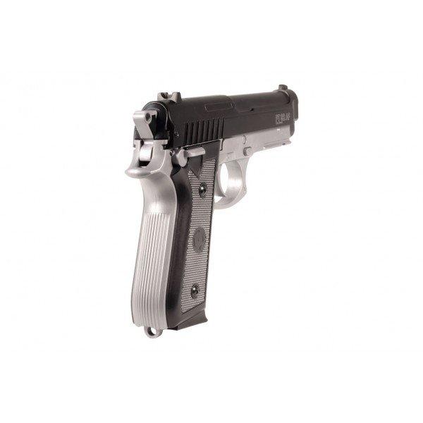 PT92 Fjærdrevet Softgun Pistol med Metallslide - Dual Tone - gameon.eu