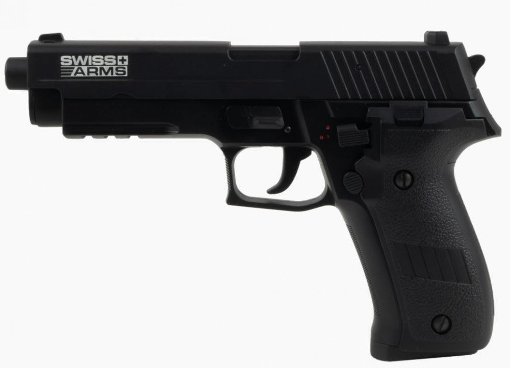 SA - P226 Elektrisk Airsoft Pistol med Mosfet og LiPo - Svart - gameon.eu