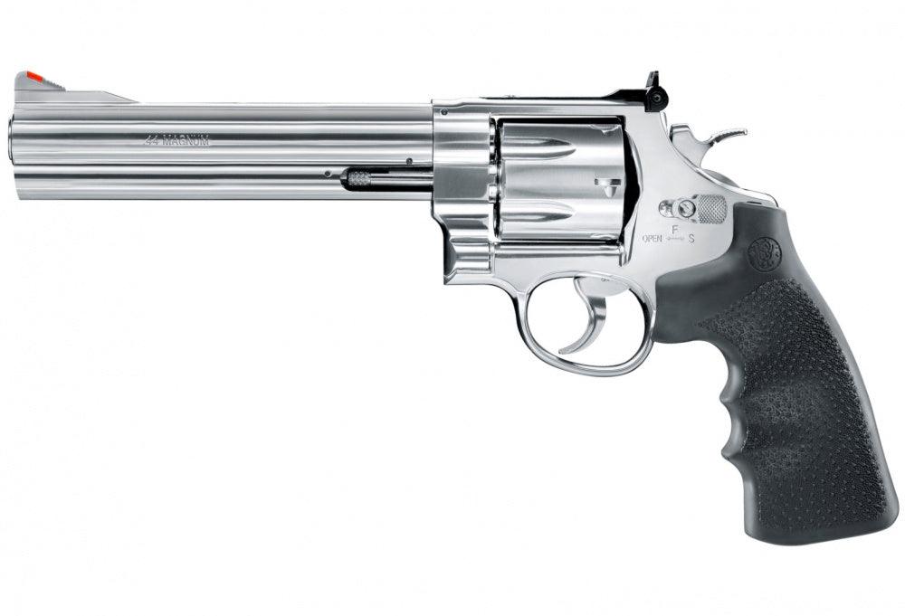 S&W - 629-6.5 CO2 Drevet - 4.5mm BB Revolver - Sølv - gameon.eu